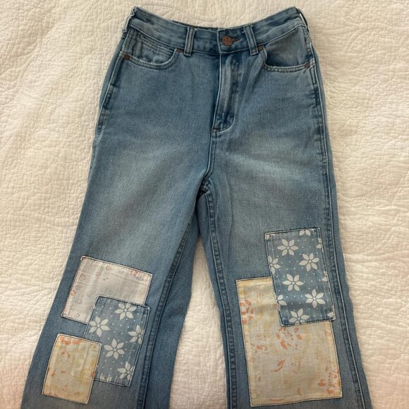 Wrangler Women's Blue and Navy Jeans - Picture 1 of 4
